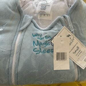 Baby Merlin's Magic Sleepsuit in Light Blue